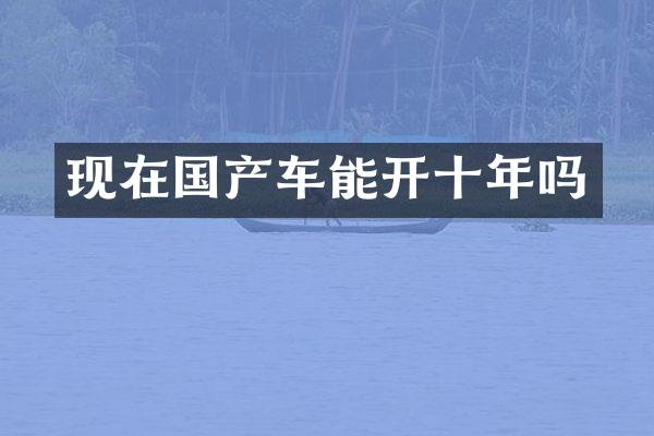 现在国产车能开十年吗