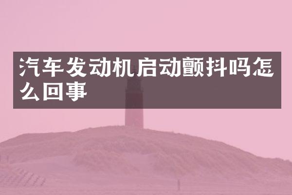 汽车发动机启动颤抖吗怎么回事