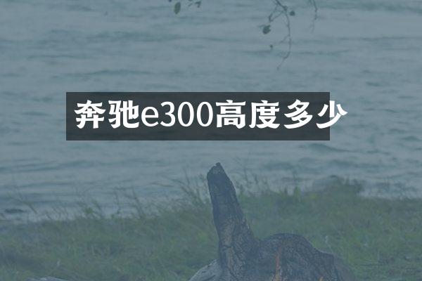 奔驰e300高度多少