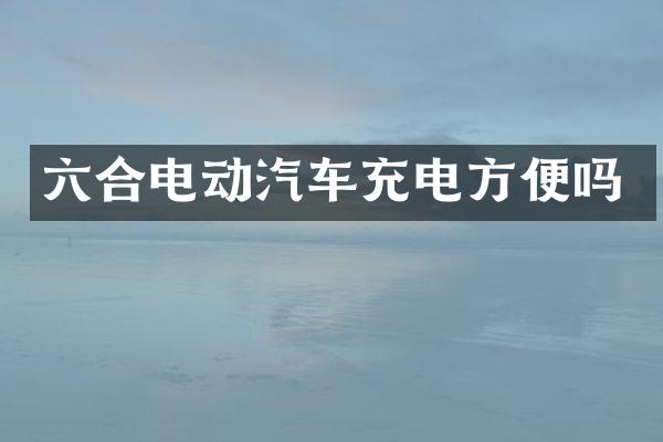 六合电动汽车充电方便吗