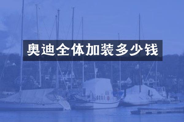 奥迪全体加装多少钱