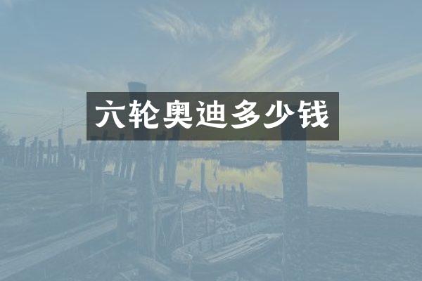 六轮奥迪多少钱