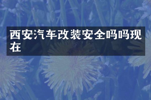 西安汽车改装安全吗吗现在