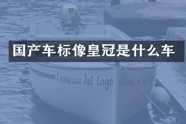 国产车标像皇冠是什么车