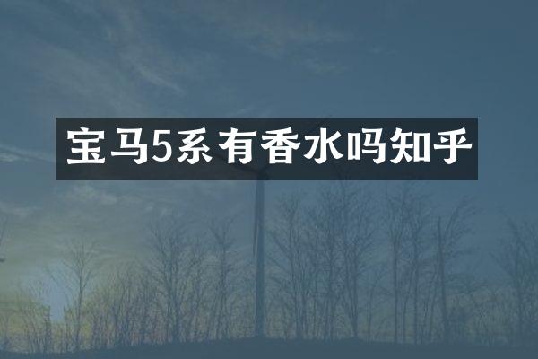 宝马5系有香水吗知乎