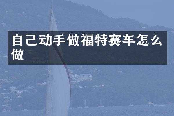 自己动手做福特赛车怎么做
