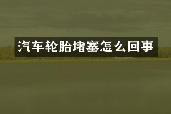 汽车轮胎堵塞怎么回事