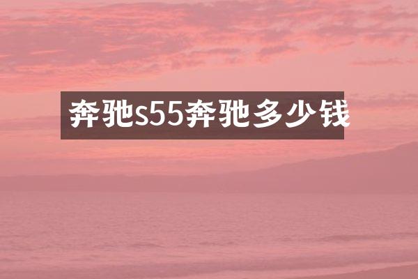 奔驰s55奔驰多少钱