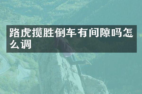 路虎揽胜倒车有间隙吗怎么调