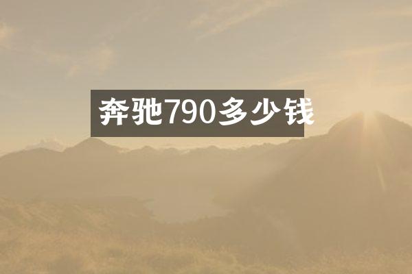 奔驰790多少钱