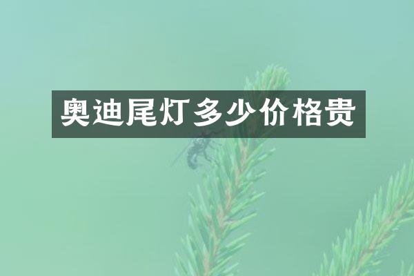 奥迪尾灯多少价格贵