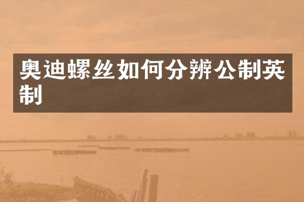 奥迪螺丝如何分辨公制英制