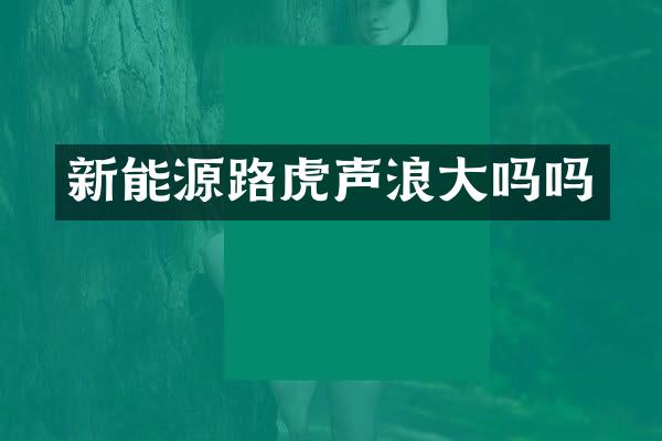 新能源路虎声浪大吗吗