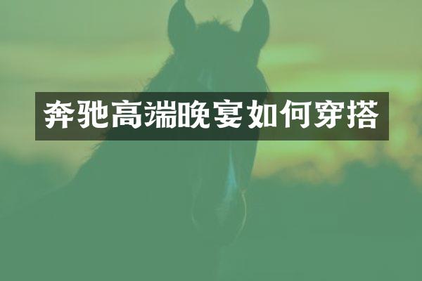 奔驰高端晚宴如何穿搭