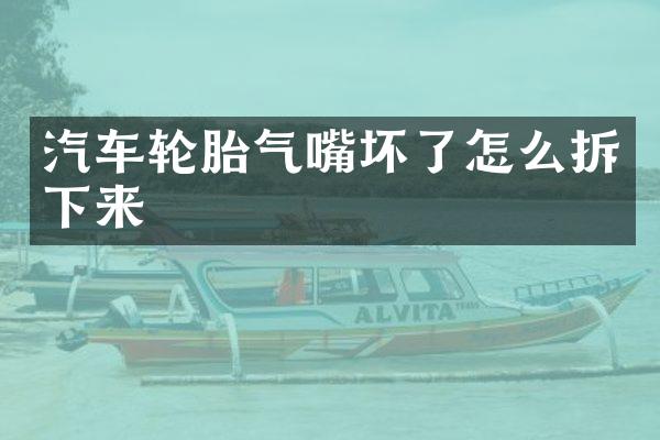 汽车轮胎气嘴坏了怎么拆下来