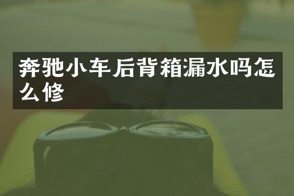 奔驰小车后背箱漏水吗怎么修