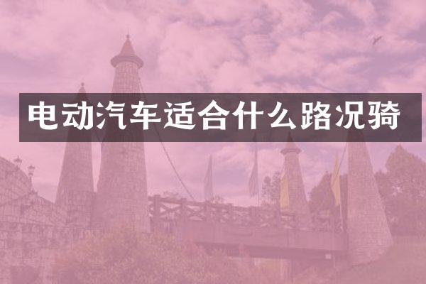 电动汽车适合什么路况骑