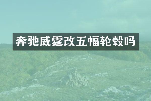 奔驰威霆改五幅轮毂吗