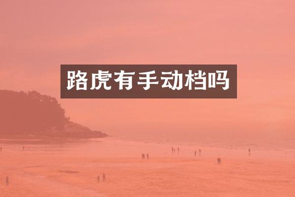 路虎有手动档吗