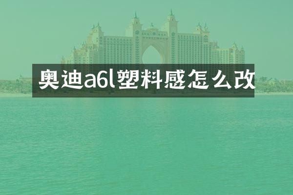 奥迪a6l塑料感怎么改