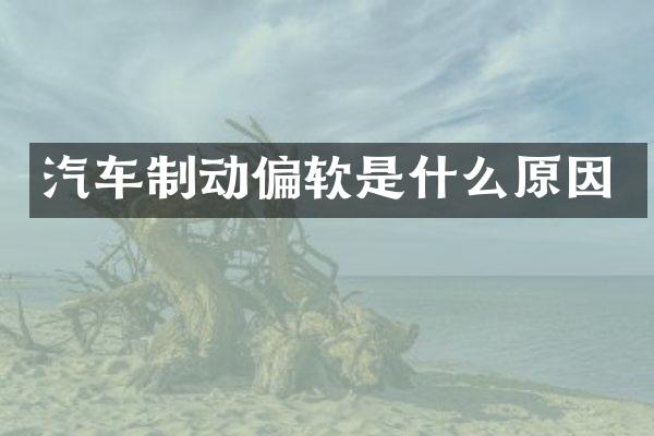 汽车制动偏软是什么原因