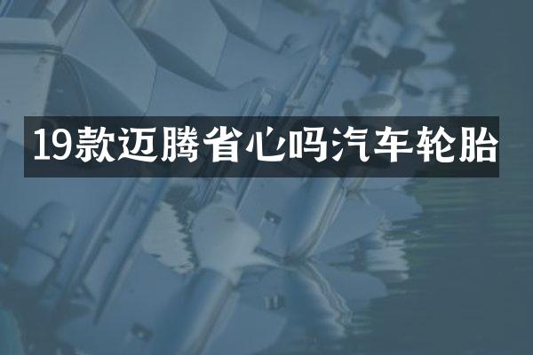 19款迈腾省心吗汽车轮胎