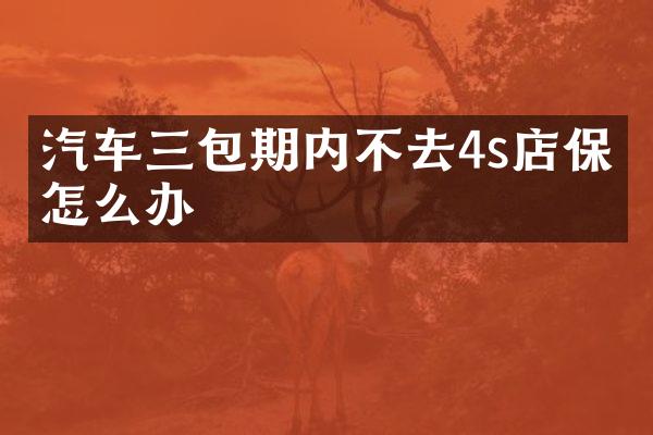 汽车三包期内不去4s店保养怎么办