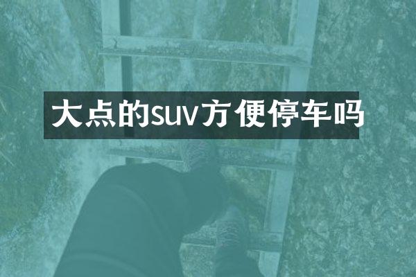大点的suv方便停车吗