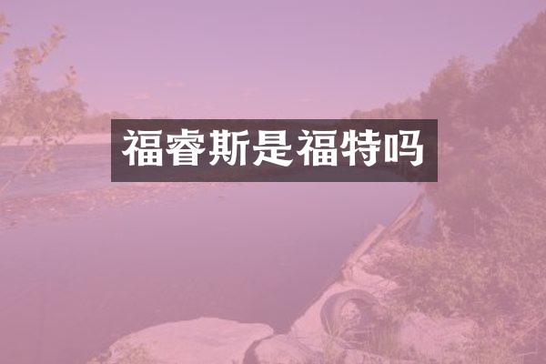 福睿斯是福特吗