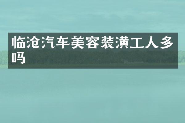 临沧汽车美容装潢工人多吗