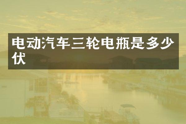 电动汽车三轮电瓶是多少伏