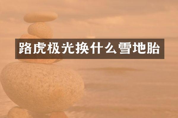 路虎极光换什么雪地胎