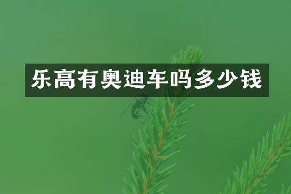 乐高有奥迪车吗多少钱