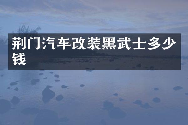 荆门汽车改装黑武士多少钱