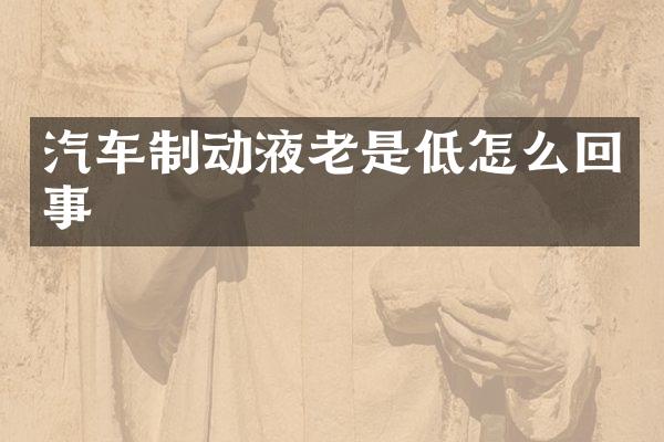 汽车制动液老是低怎么回事