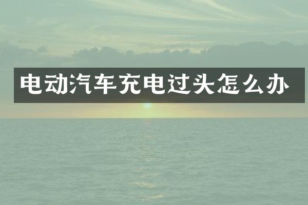 电动汽车充电过头怎么办