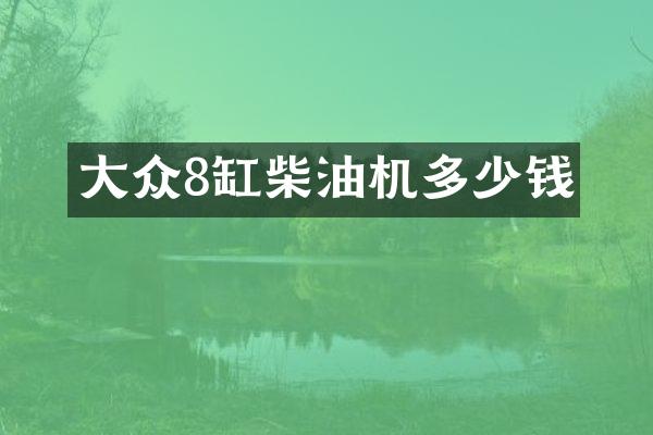 大众8缸柴油机多少钱