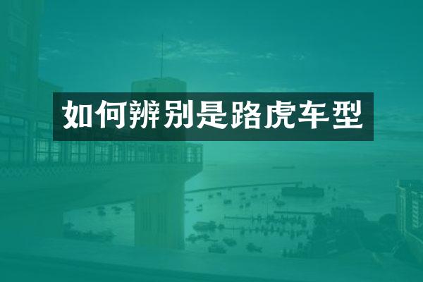 如何辨别是路虎车型