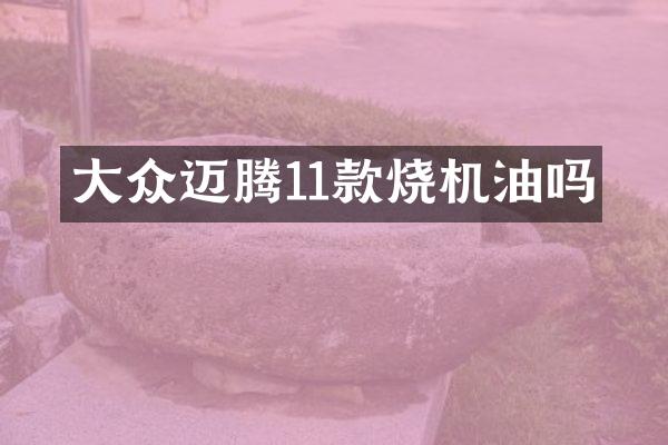 大众迈腾11款烧机油吗