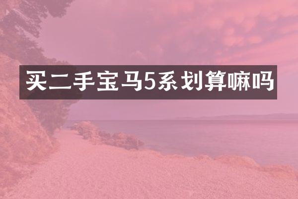 买二手宝马5系划算嘛吗