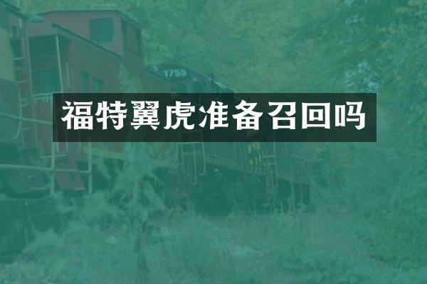福特翼虎准备召回吗