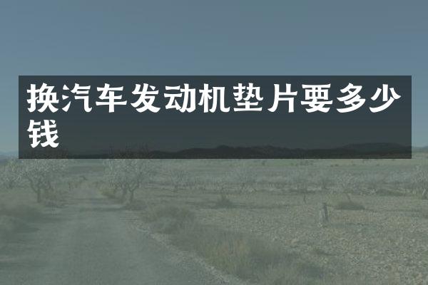换汽车发动机垫片要多少钱