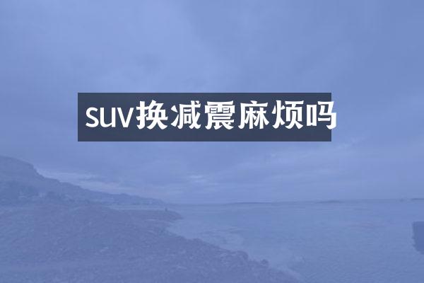 suv换减震麻烦吗