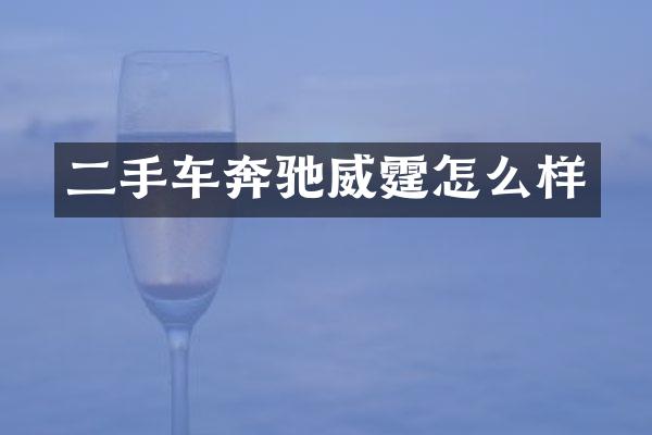 二手车奔驰威霆怎么样