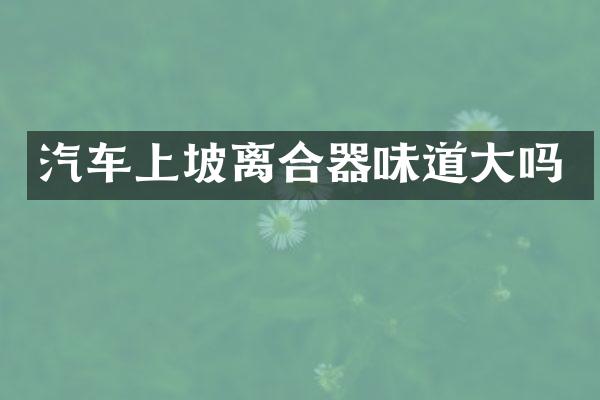 汽车上坡离合器味道大吗
