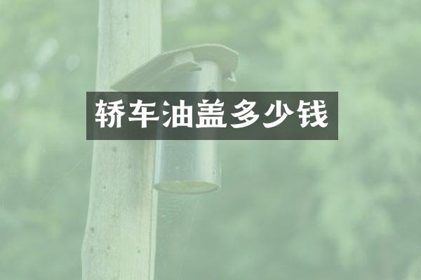 轿车油盖多少钱