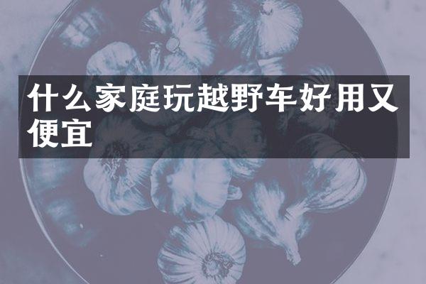 什么家庭玩越野车好用又便宜