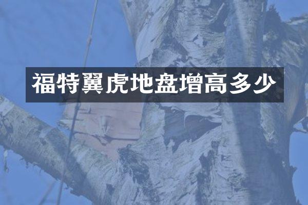 福特翼虎地盘增高多少