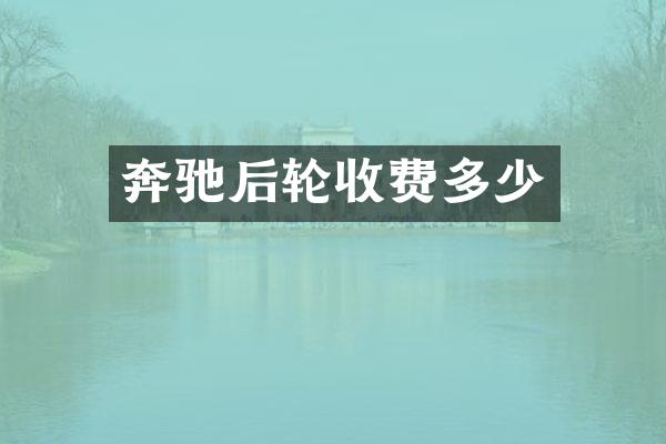 奔驰后轮收费多少