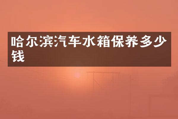 哈尔滨汽车水箱保养多少钱